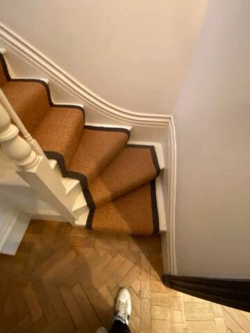 Crucial Trading Coir Luxury Herringbone carpet installation_12