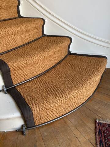 Crucial Trading Coir Luxury Herringbone carpet installation_5