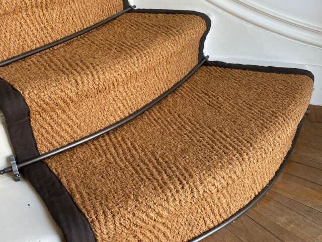 Crucial Trading Coir Luxury Herringbone carpet installation in Acton