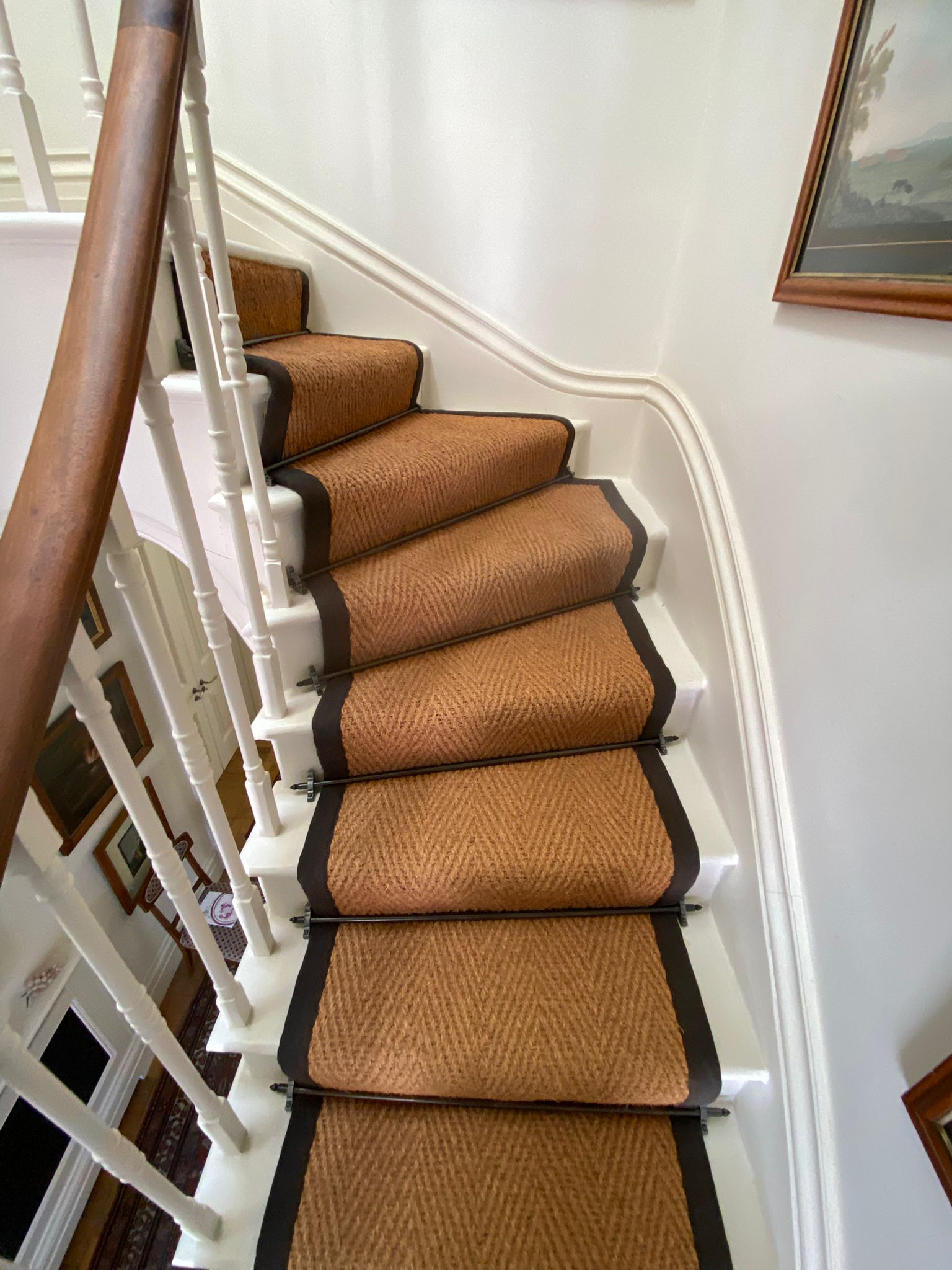 Crucial Trading Coir Luxury Herringbone carpet installation_6