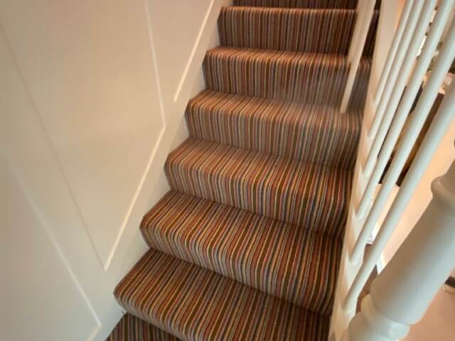 Crucial Trading Mississippi Premium Chocolate Blue MP115 carpet installation in Lambeth