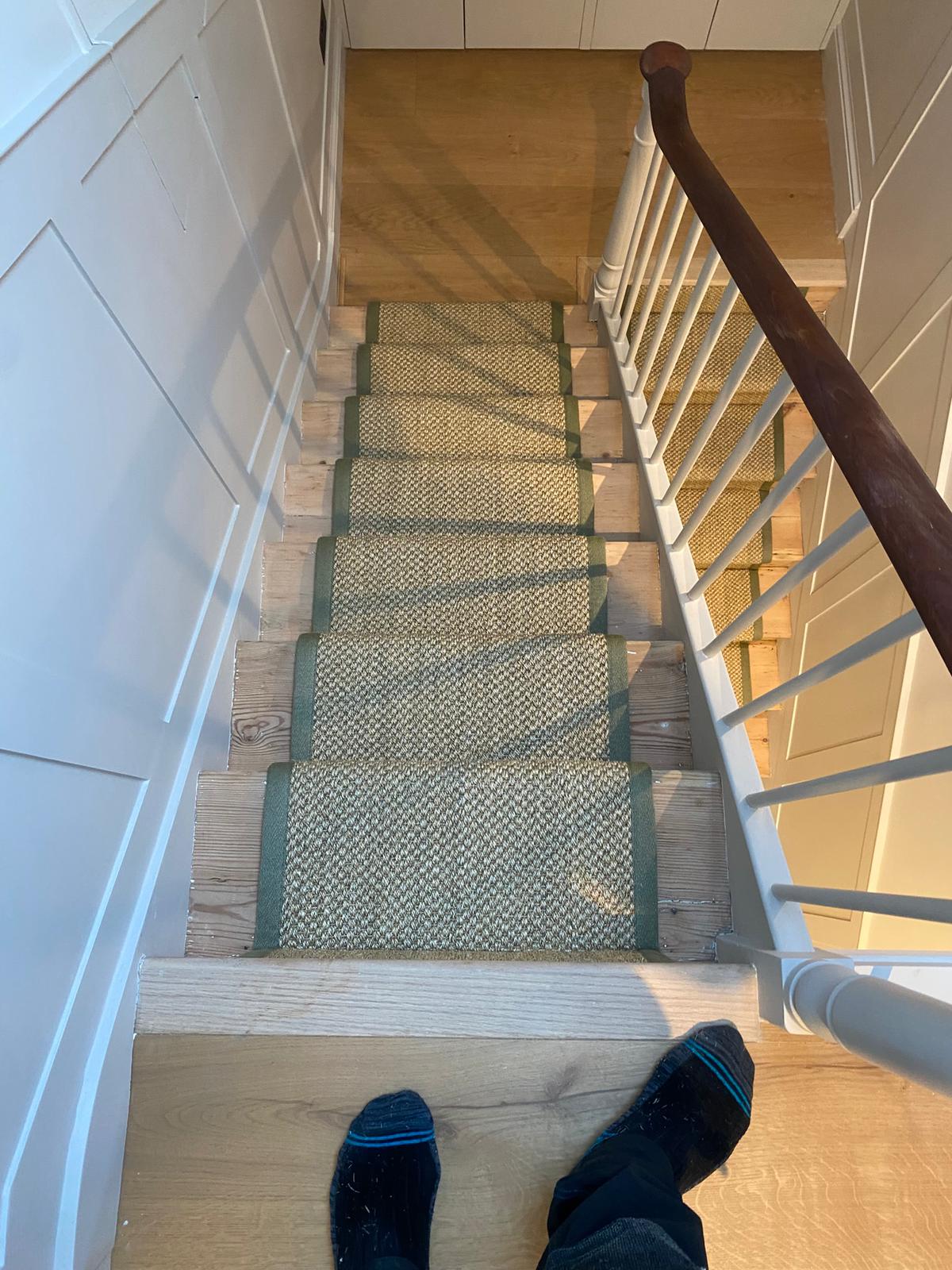 Crucial Trading Oriental Silver E10 sisal carpet installation_2
