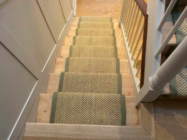 Crucial Trading Oriental Silver E10 sisal carpet installation in Kings Cross