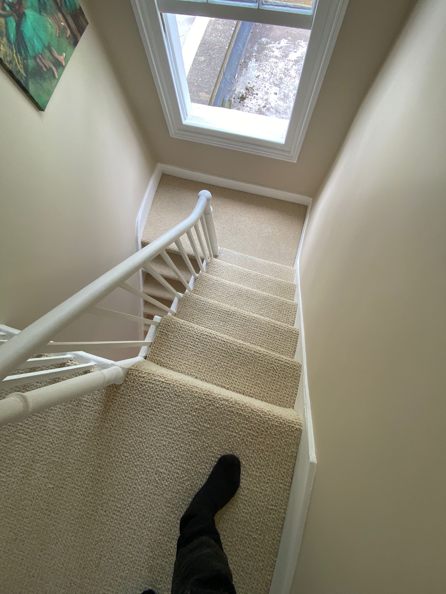 Crucial Trading Wool Enchanted Cool White WE100 carpet installation_3