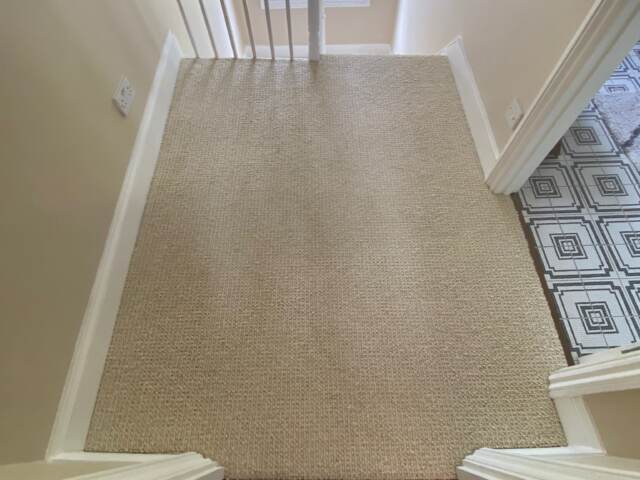 Crucial Trading Wool Enchanted Cool White WE100 carpet installation in Wimbledon