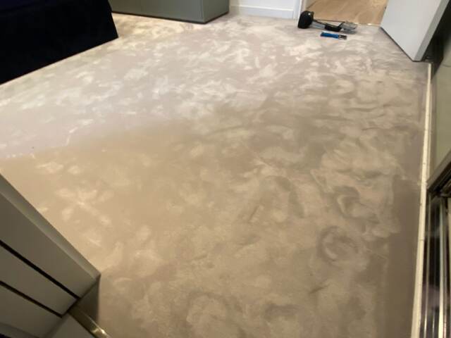 Elements London Symphony Dresden carpet installation in Camden