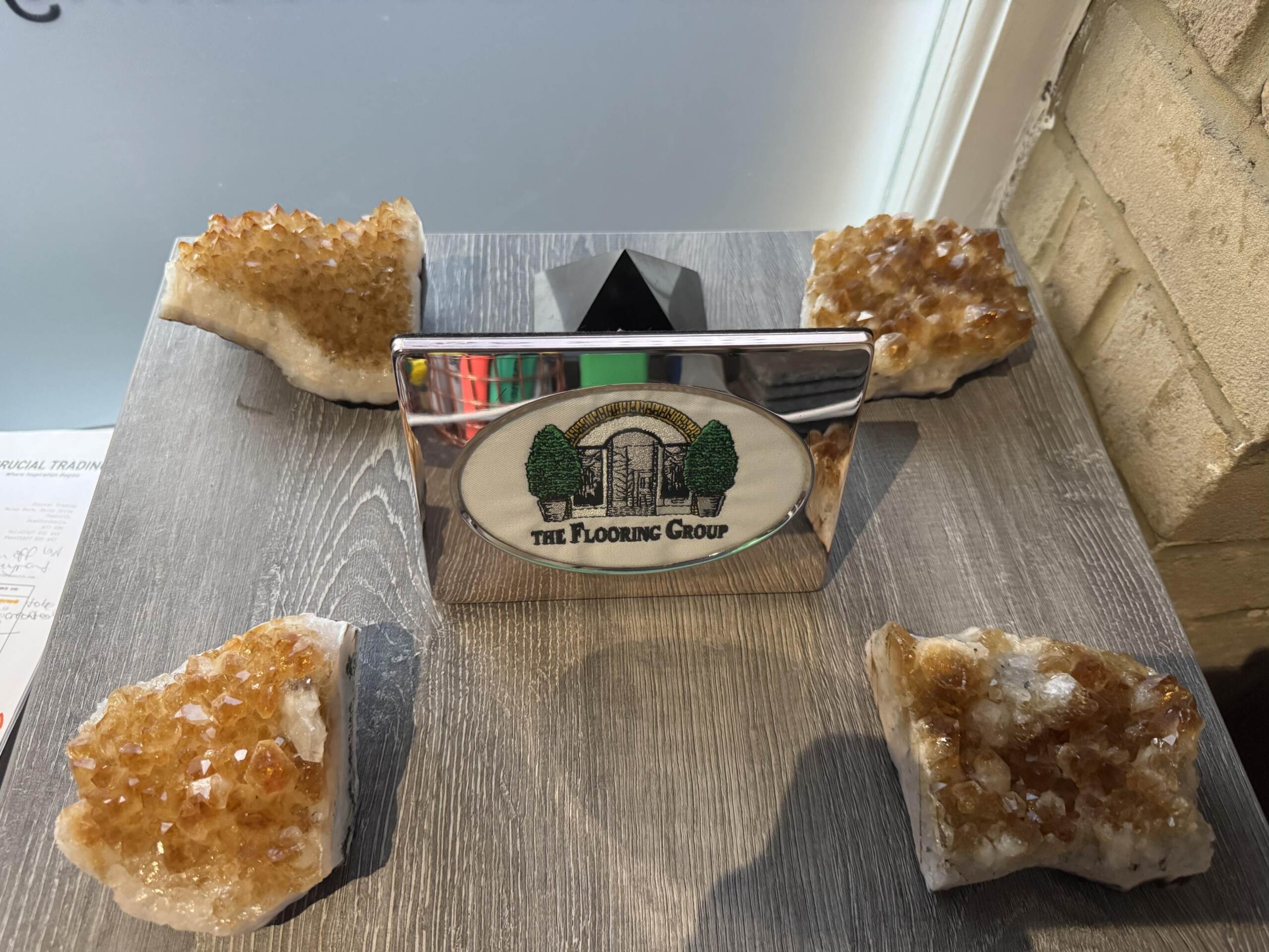 Fibre Carpets Re-Vive Wool-Look Chevron Teak installation_2-min