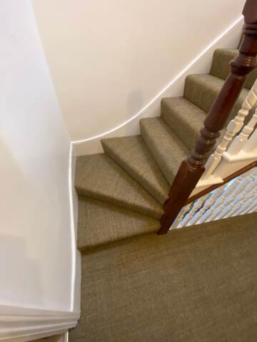 Fibre Carpets Sisal Boucle Cumin installation_7