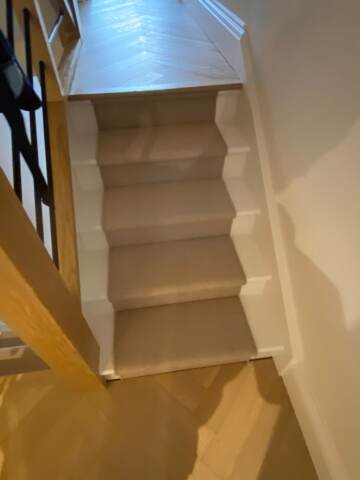 Fibre Carpets Wool Herringbone Woburn installation_2