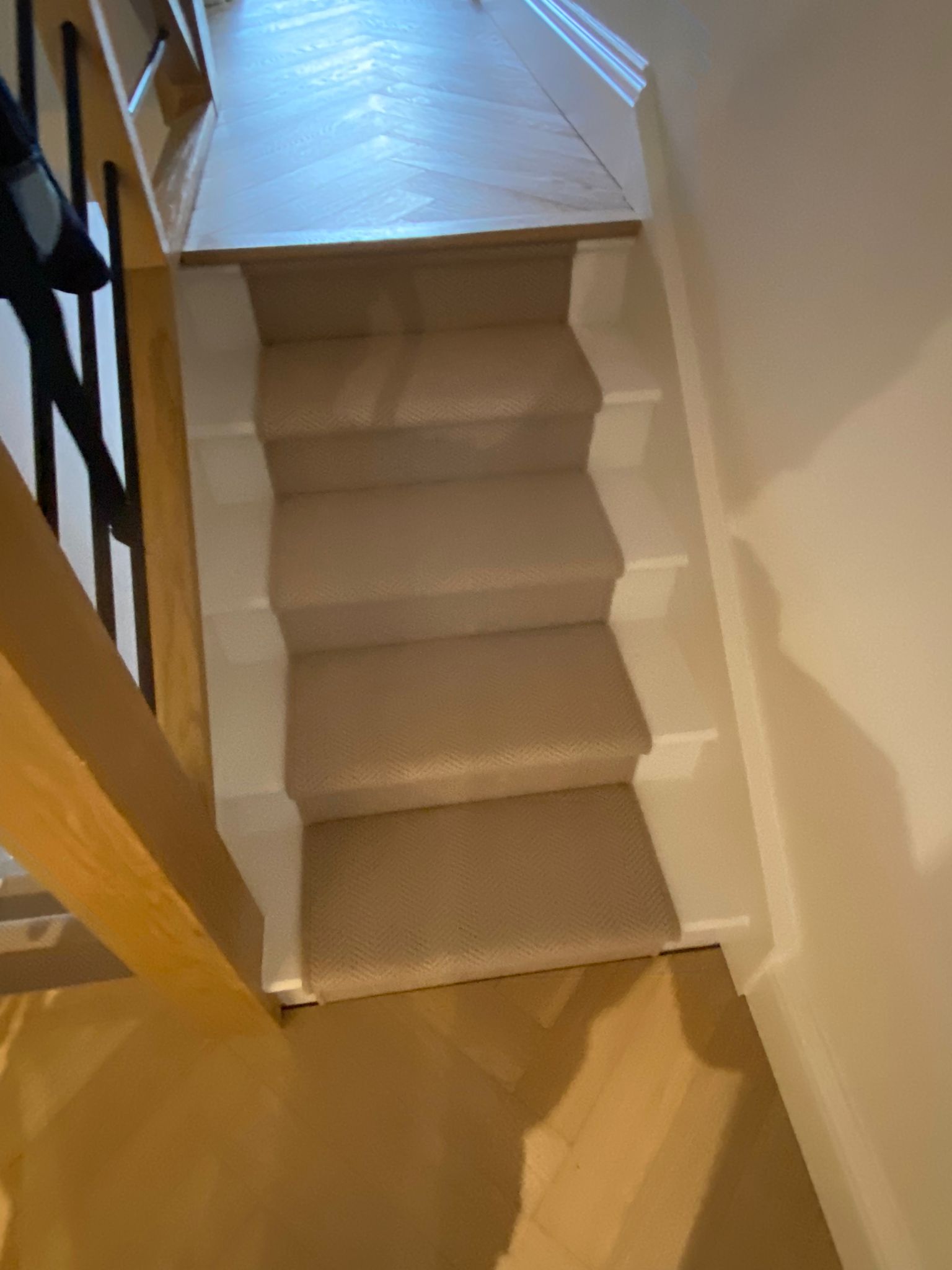 Fibre Carpets Wool Herringbone Woburn installation_2