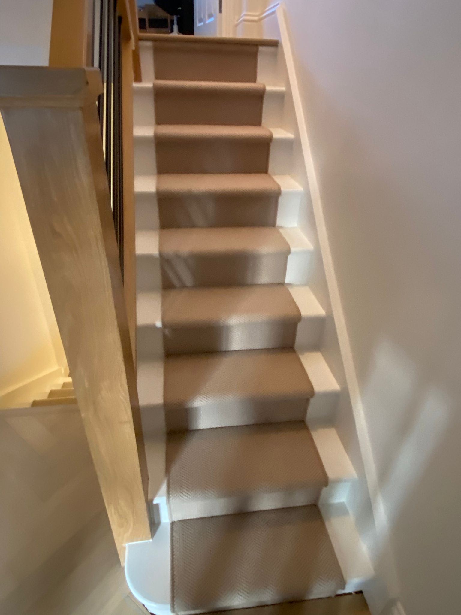 Fibre Carpets Wool Herringbone Woburn installation_5