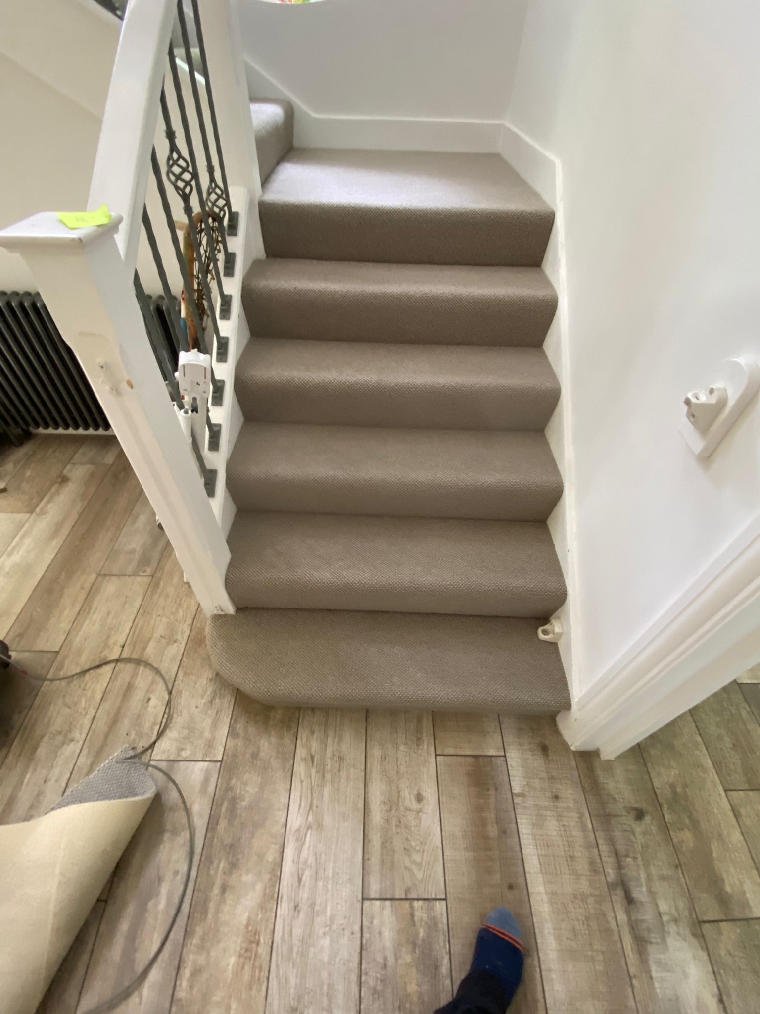 Fibre Carpets Wool Maldives Conch installation_10