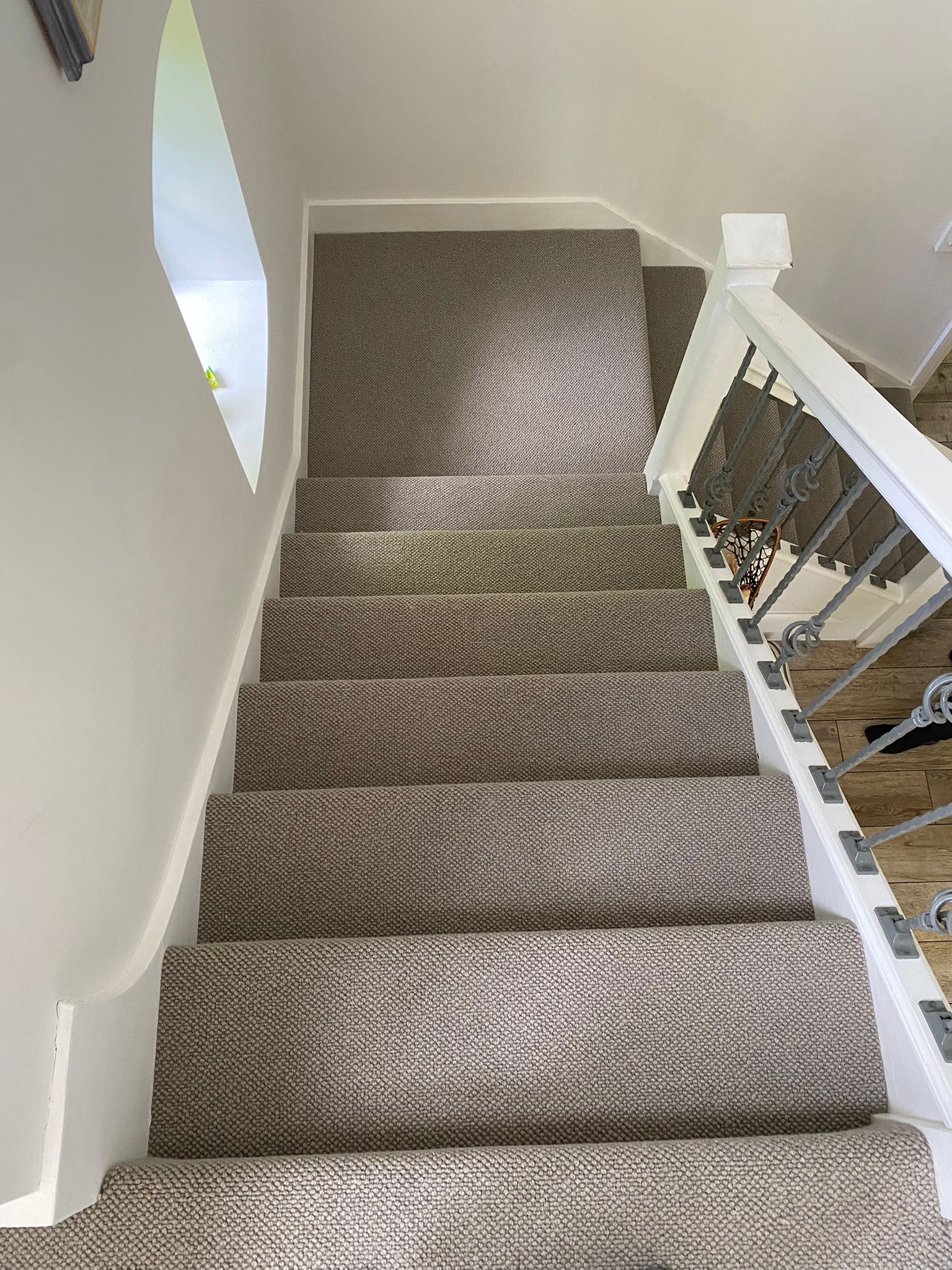 Fibre Carpets Wool Maldives Conch installation_4