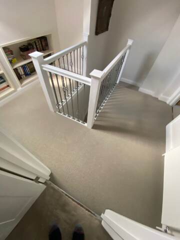 Fibre Carpets Wool Maldives Conch installation_9