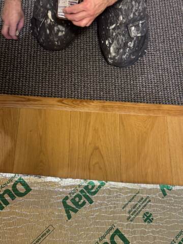 Hermosa Illuminada wood flooring installation_13