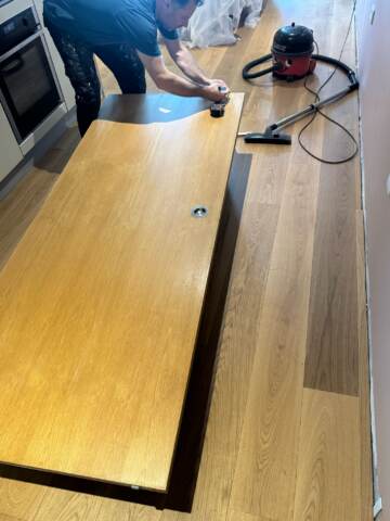 Hermosa Illuminada wood flooring installation_7