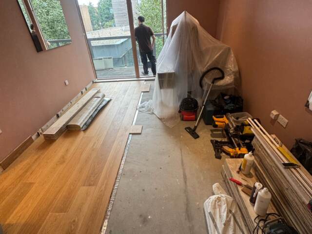 Hermosa Wood Flooring Illuminada fitting in Paddington