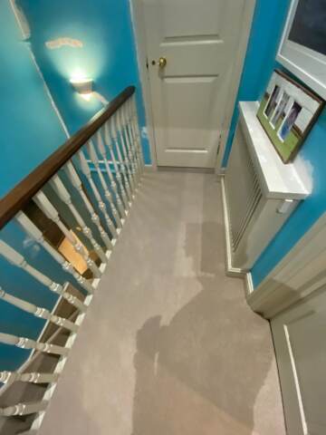 Hugh Mackay Carpets Durham Twist Antique Lace fitting in_4