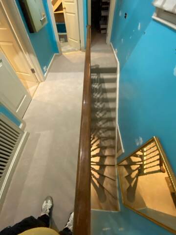 Hugh Mackay Carpets Durham Twist Antique Lace fitting in_5