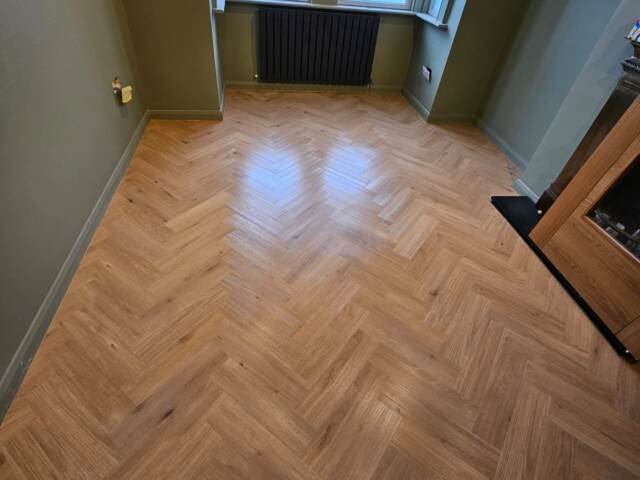 Karndean Van Gogh Canadian Nude Oak installation in Pimlico