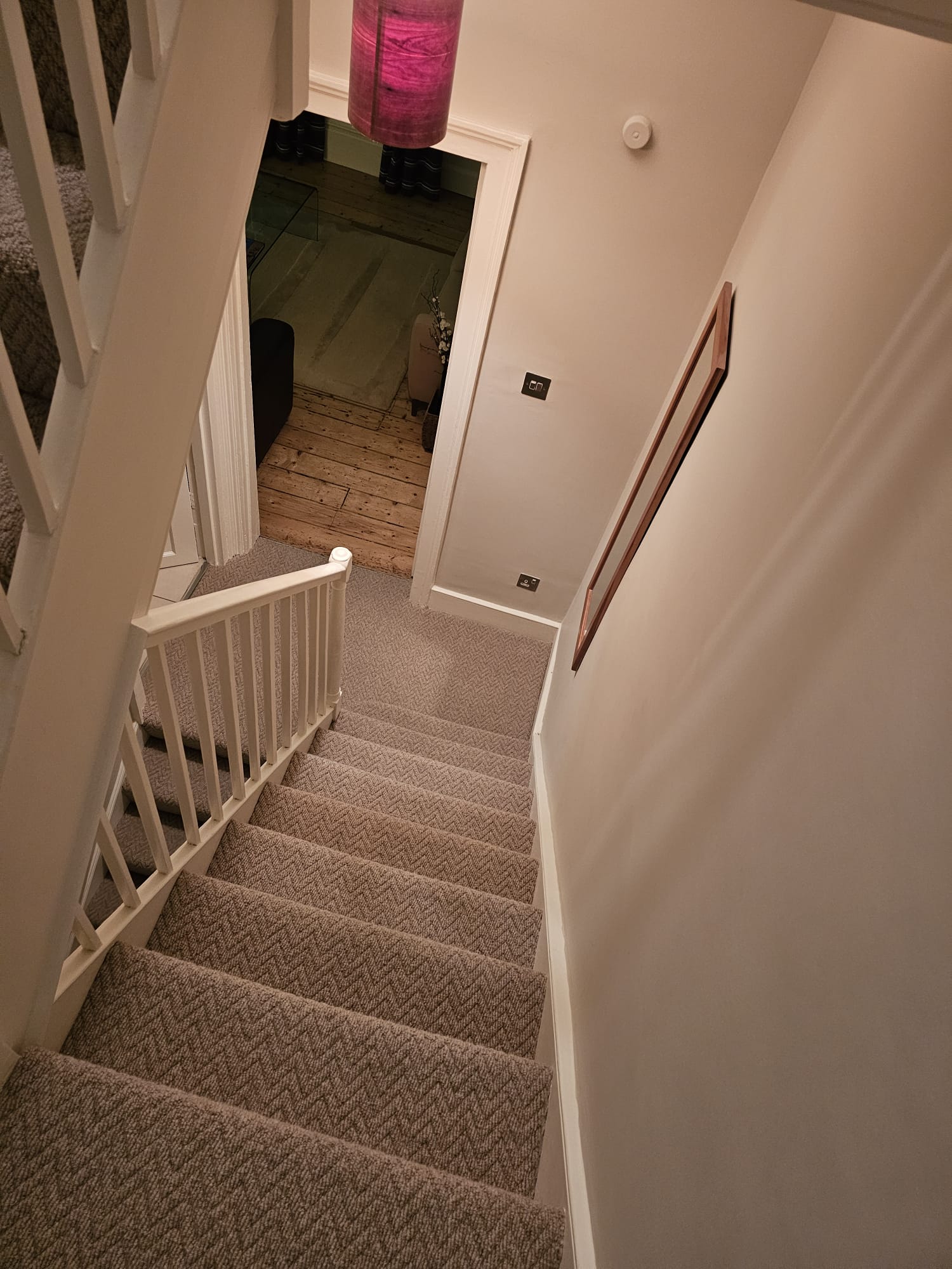 Kersaint Cobb Folded Angle Tesselation carpet installation_4