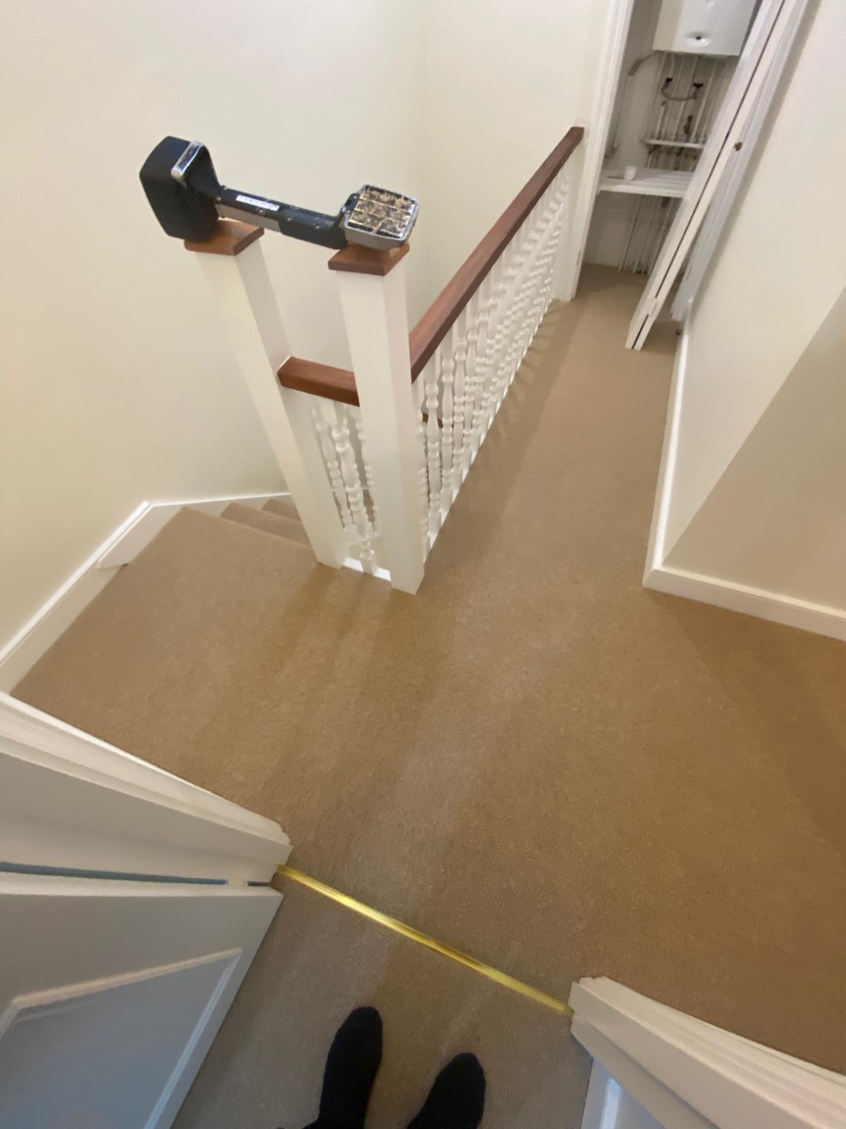 Kersaint Cobb Impressions Loop Honey Tone carpet installation_3