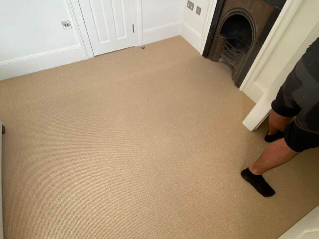 Kersaint Cobb Pampas Boucle 119 carpet installation in Putney