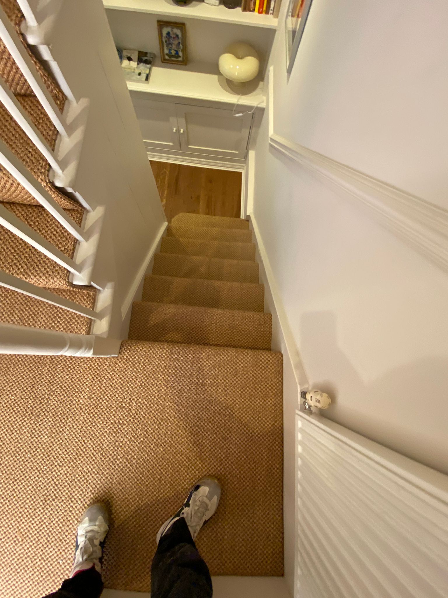 Kersaint Cobb Sisal Tigers Eye Amber carpet installation_4