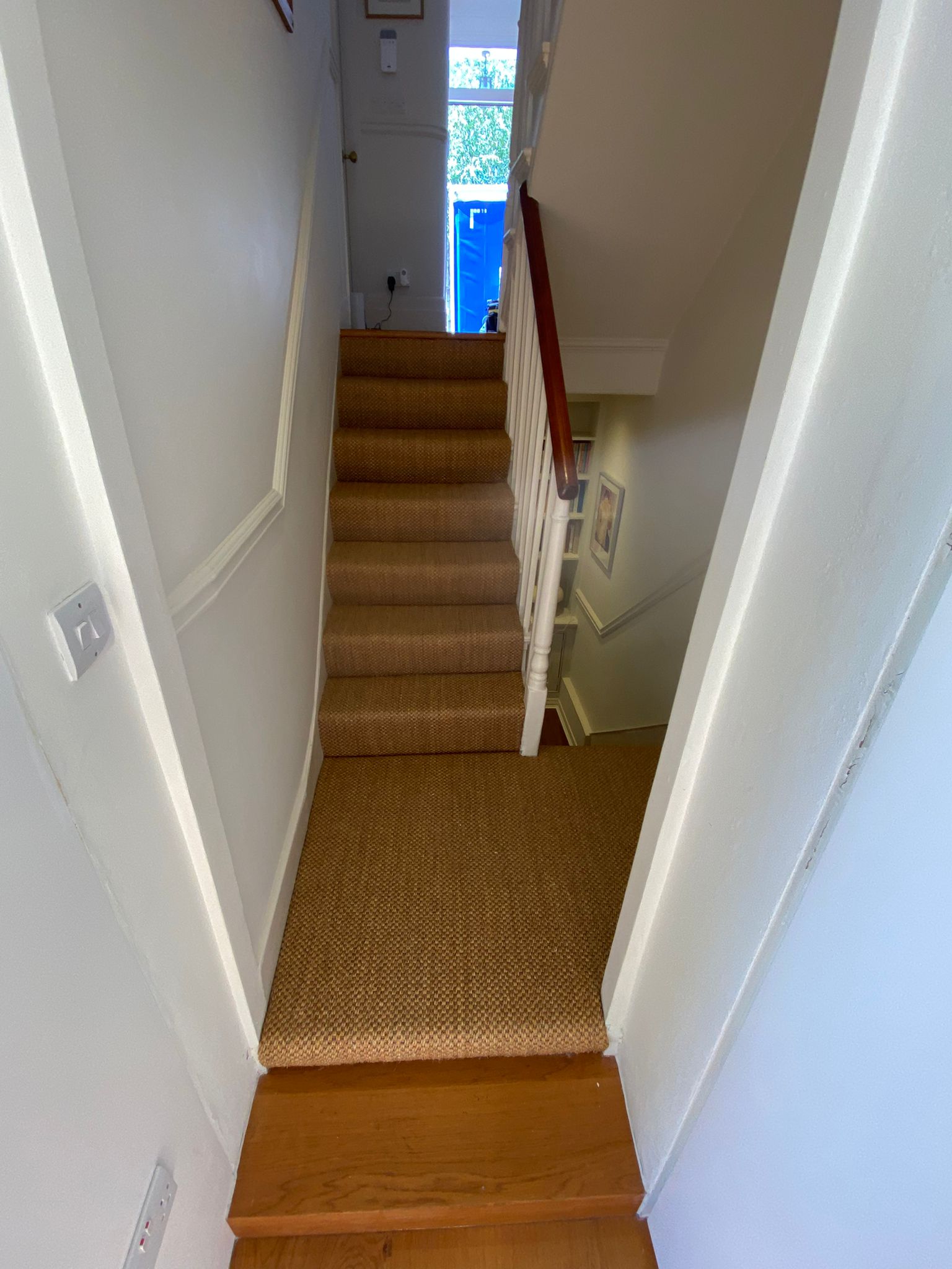 Kersaint Cobb Sisal Tigers Eye Amber carpet installation_8