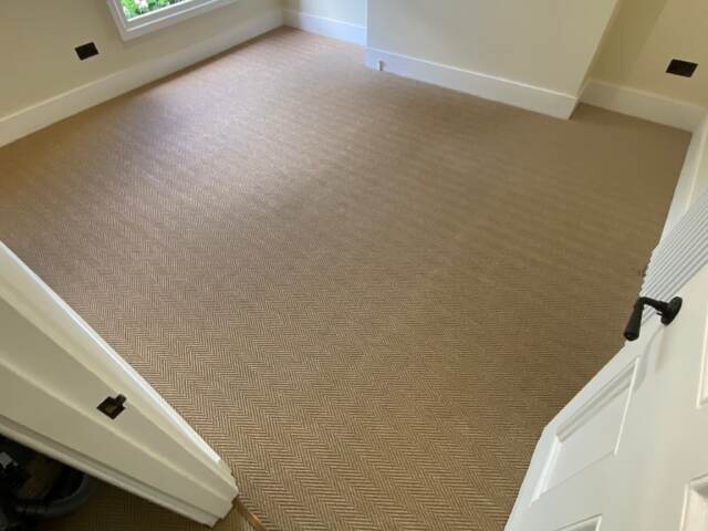 Unnatural Flooring New England Woodstock carpet installation in Camden