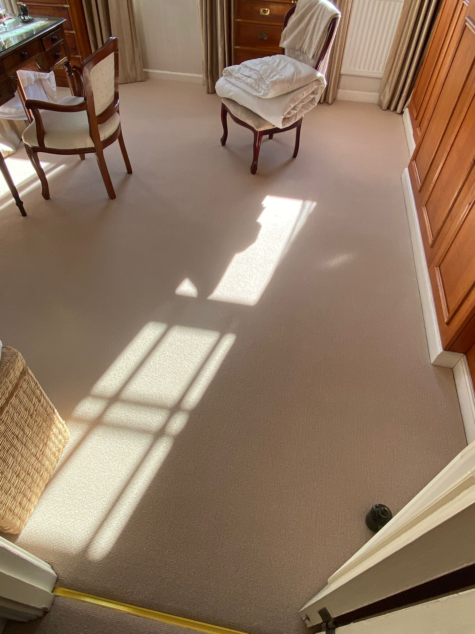 Westex Flooring Barrington Loop Soya carpet installation in_10