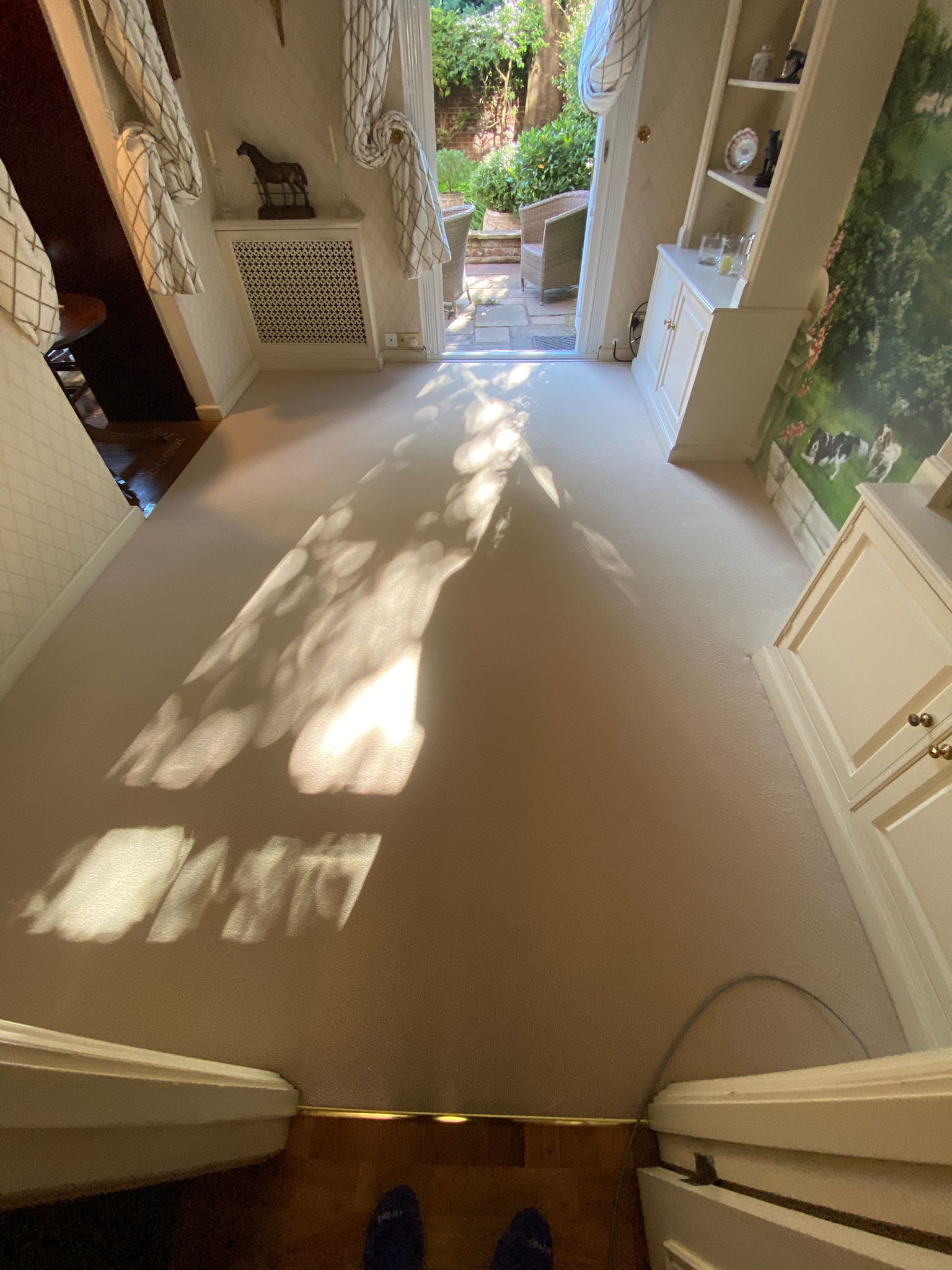 Westex Flooring Barrington Loop Soya carpet installation in_3