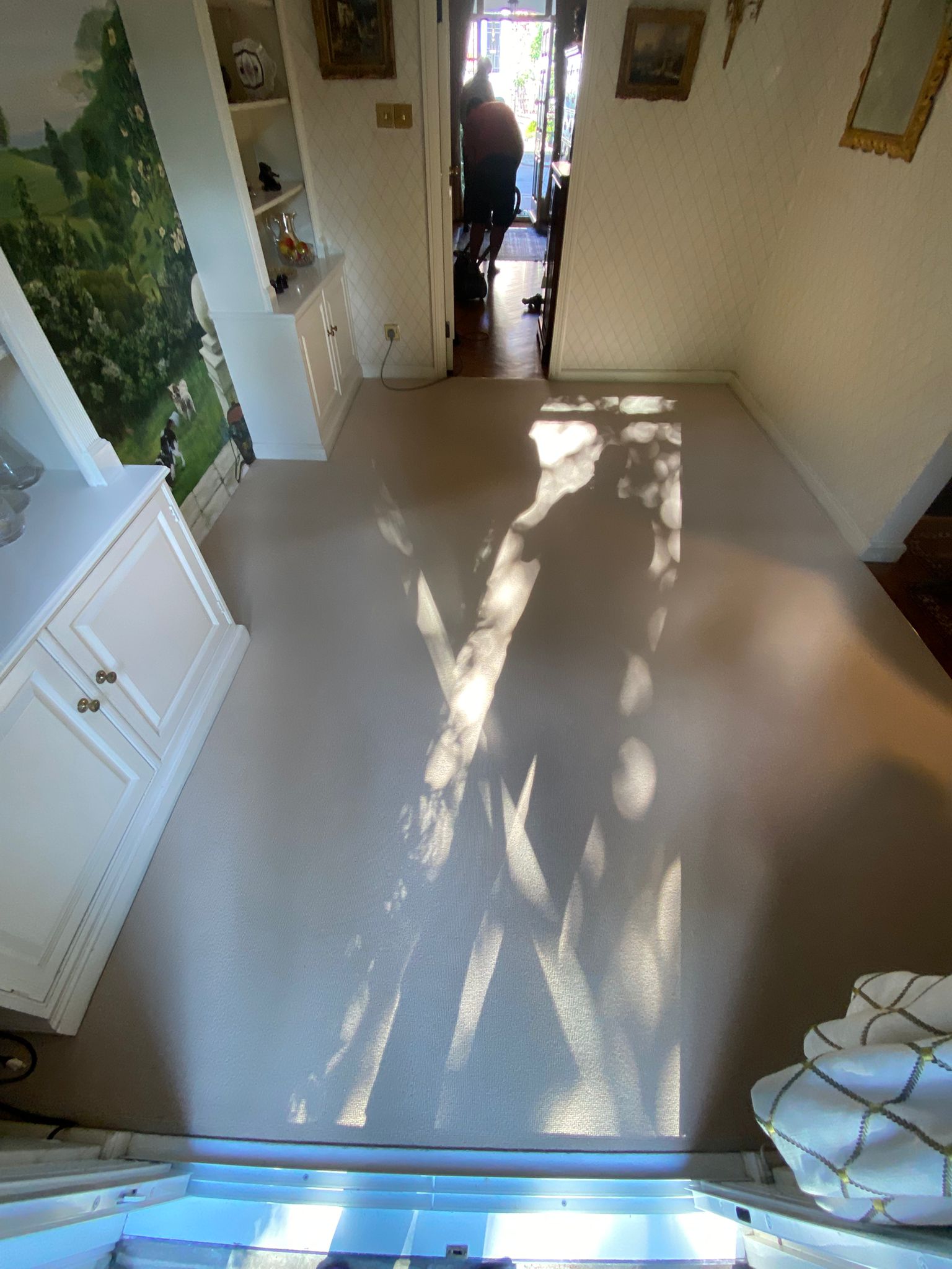 Westex Flooring Barrington Loop Soya carpet installation in_4