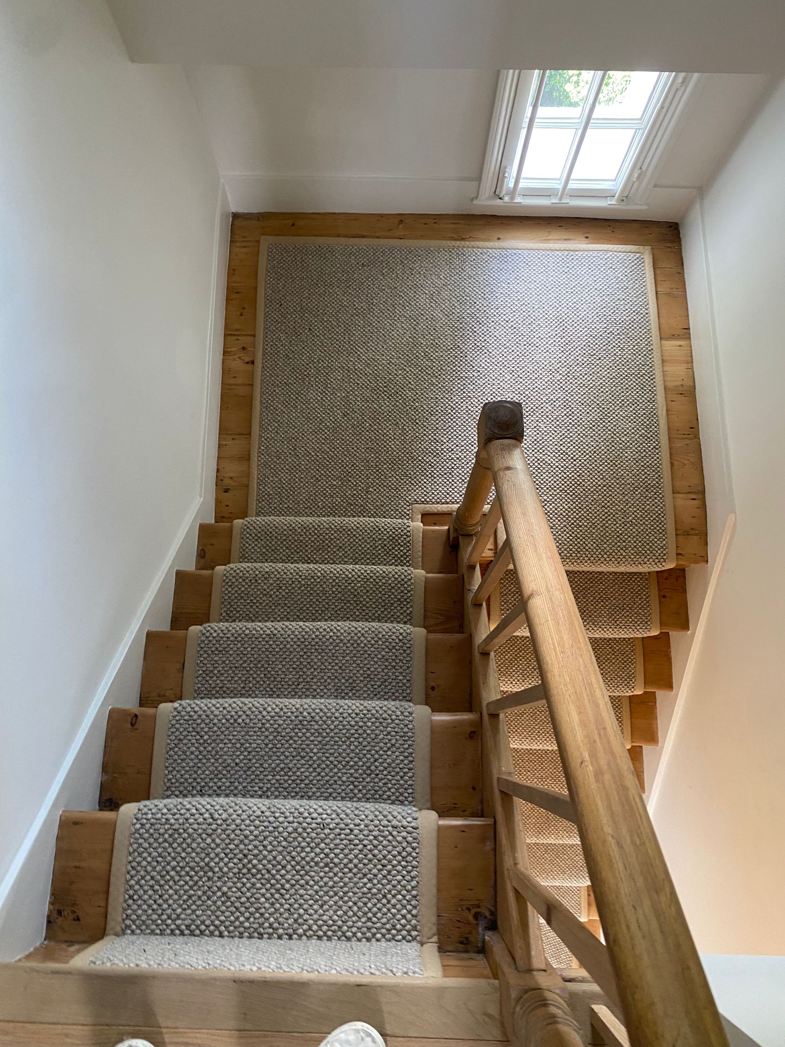 Westex Flooring Butterwick Wool Loop Chai carpet installation_13