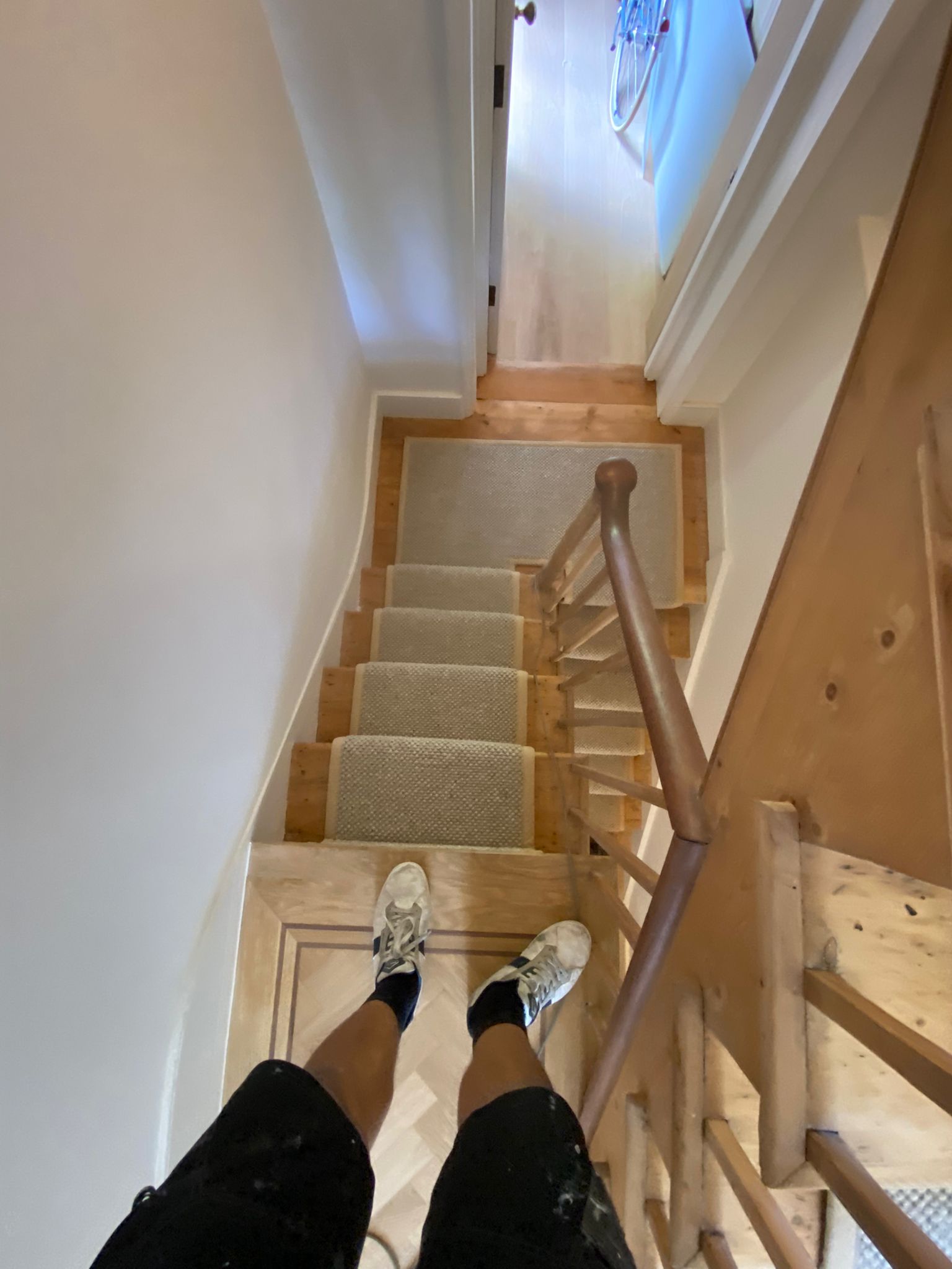 Westex Flooring Butterwick Wool Loop Chai carpet installation_3