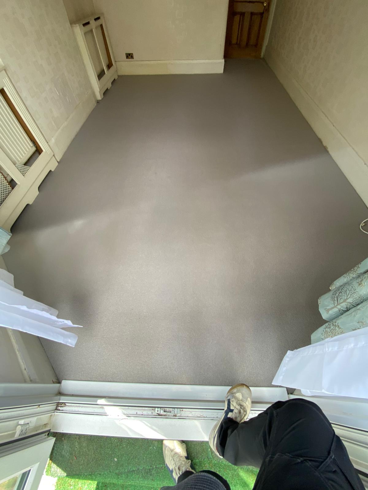 Westex Flooring Natural Loop Cable Cobble carpet installation in_4