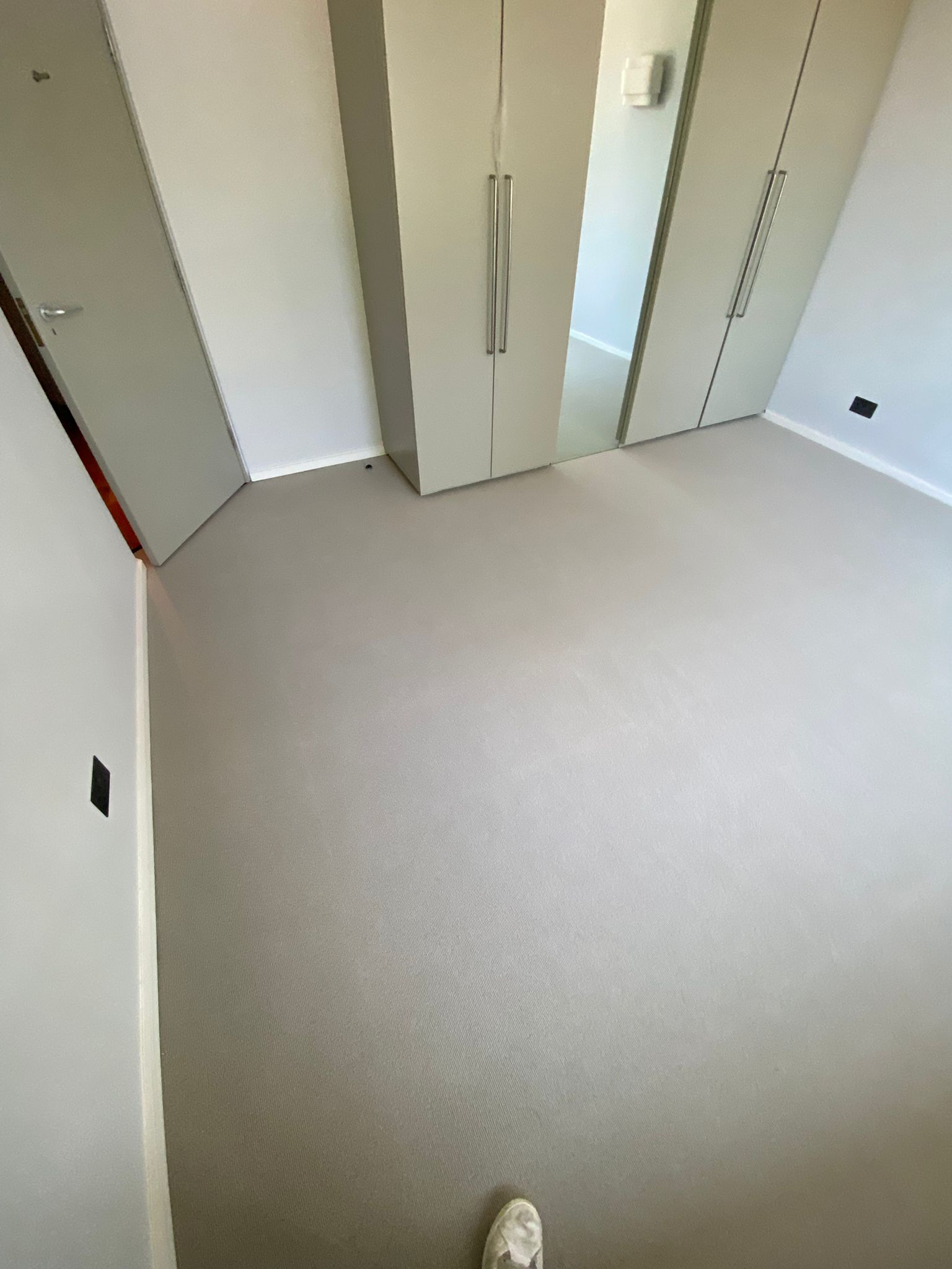 Westex Flooring Natural Loop Cable Stucco carpet installation_4