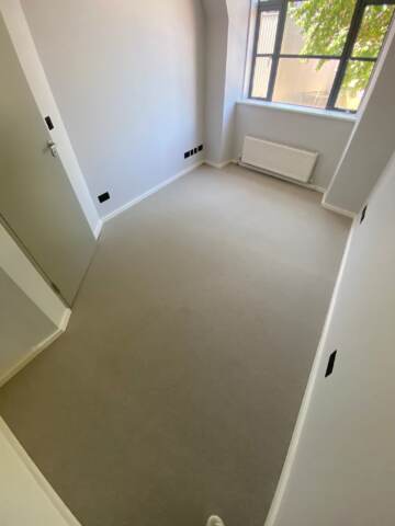 Westex Flooring Natural Loop Cable Stucco carpet installation_5