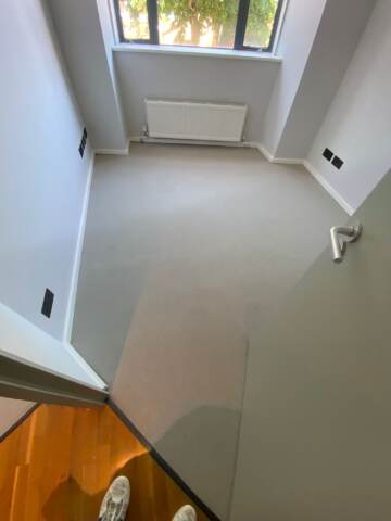 Westex Flooring Natural Loop Cable Stucco carpet installation_6