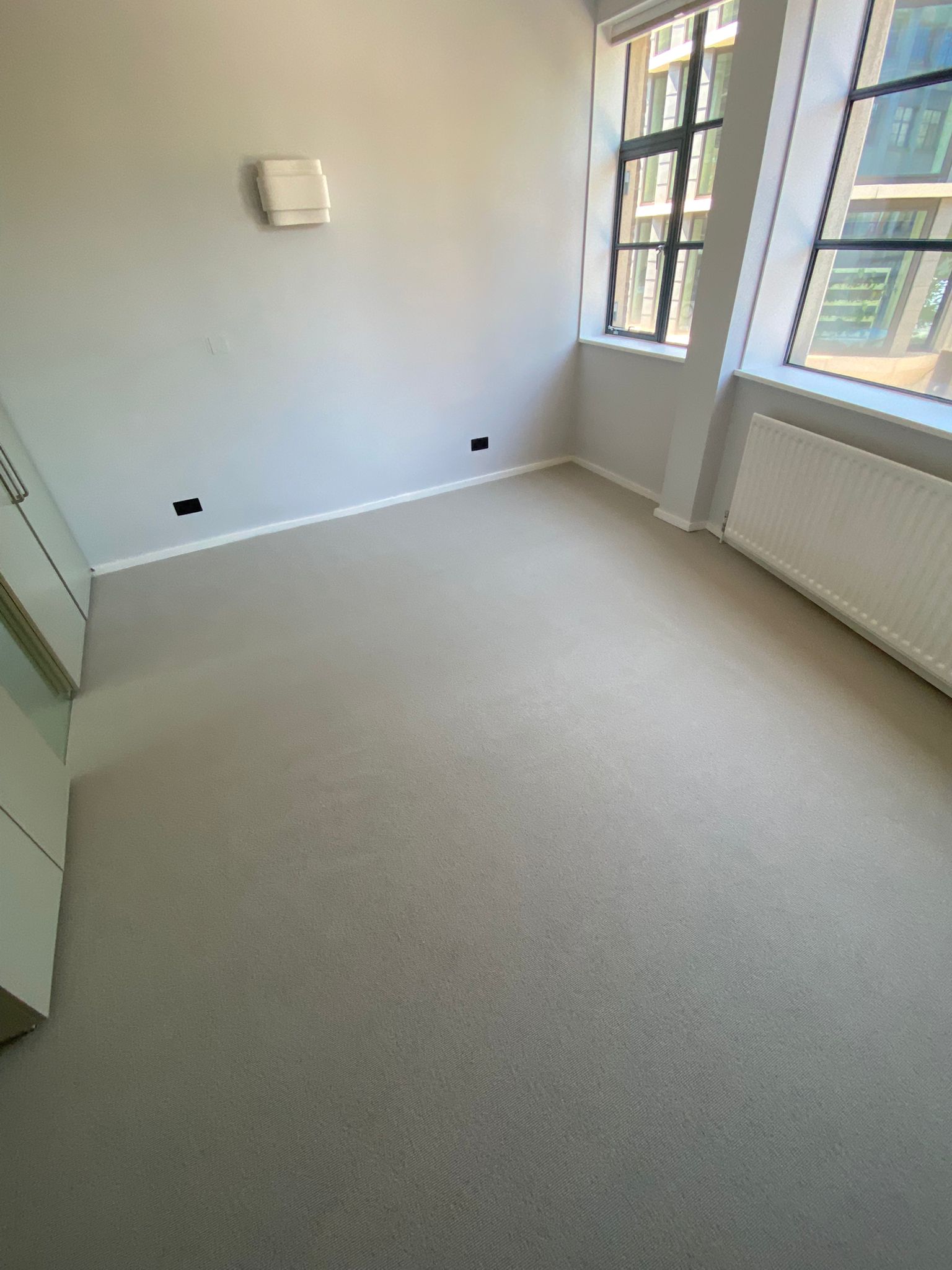 Westex Flooring Natural Loop Cable Stucco carpet installation_8