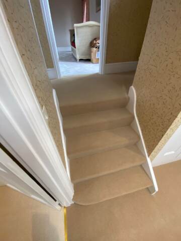 Westex Flooring Natural Loop Collection Cable Corn carpet installation in_1