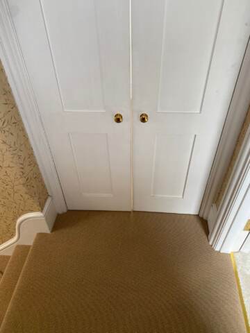 Westex Flooring Natural Loop Collection Cable Corn carpet installation in_4