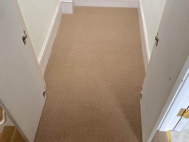 Westex Flooring Natural Loop Collection Cable Corn carpet installation in Earls Court