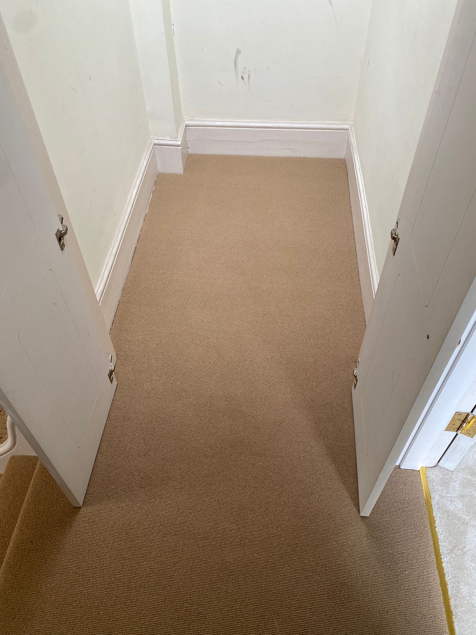 Westex Flooring Natural Loop Collection Cable Corn carpet installation in_5