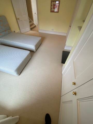 Westex Flooring Natural Loop Collection Cable Corn carpet installation in_9