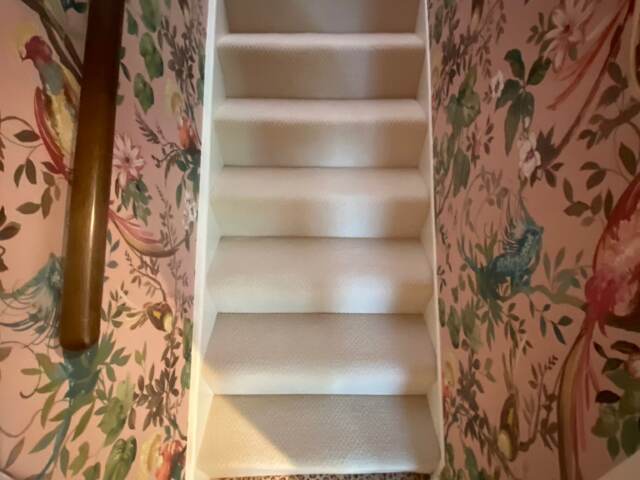 Westex Flooring Natural Loop Boucle Sandcastle carpet installation in Richmond