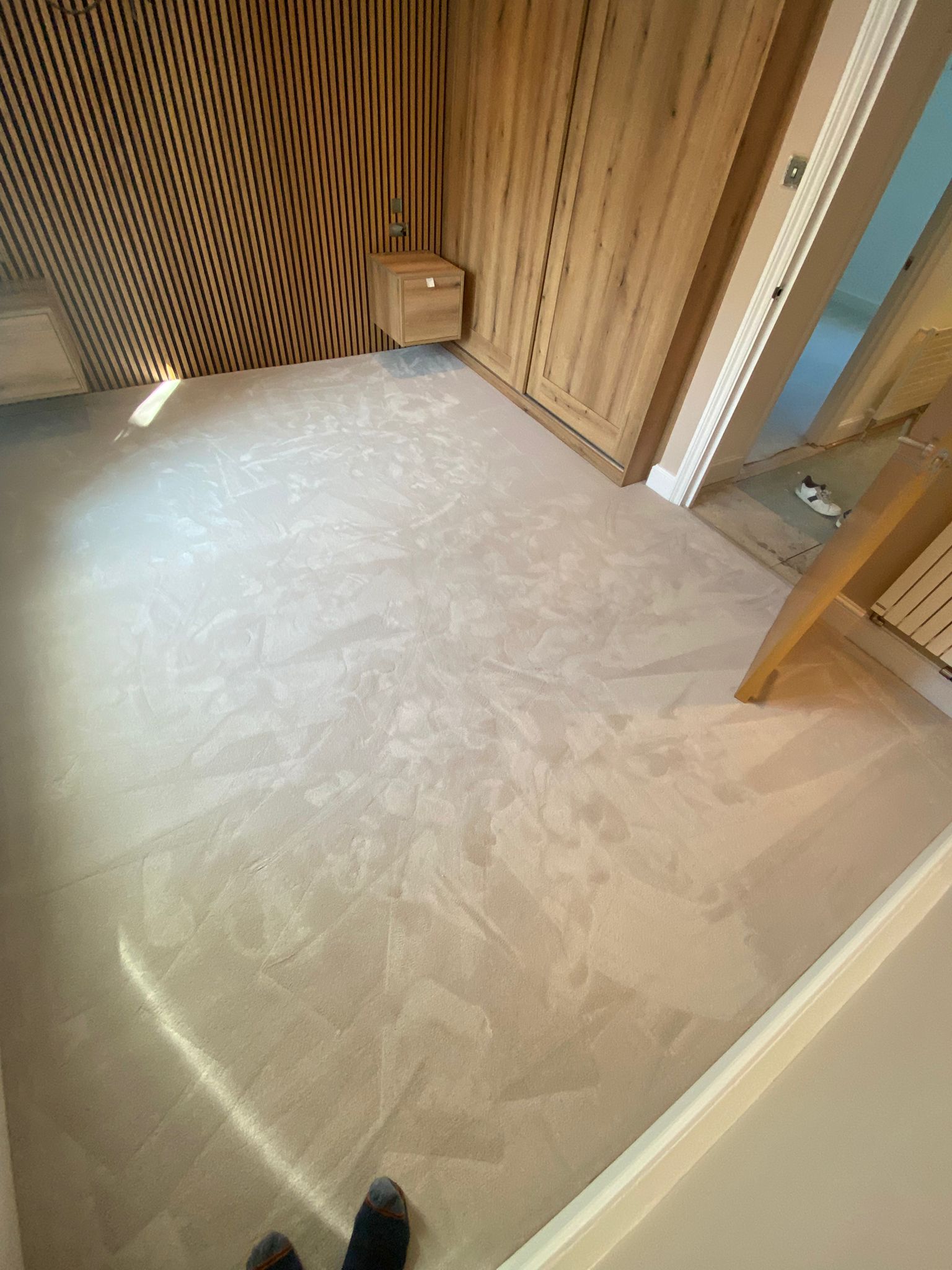 Westex Flooring Silken Velvet Calcite Chic carpet installation_3