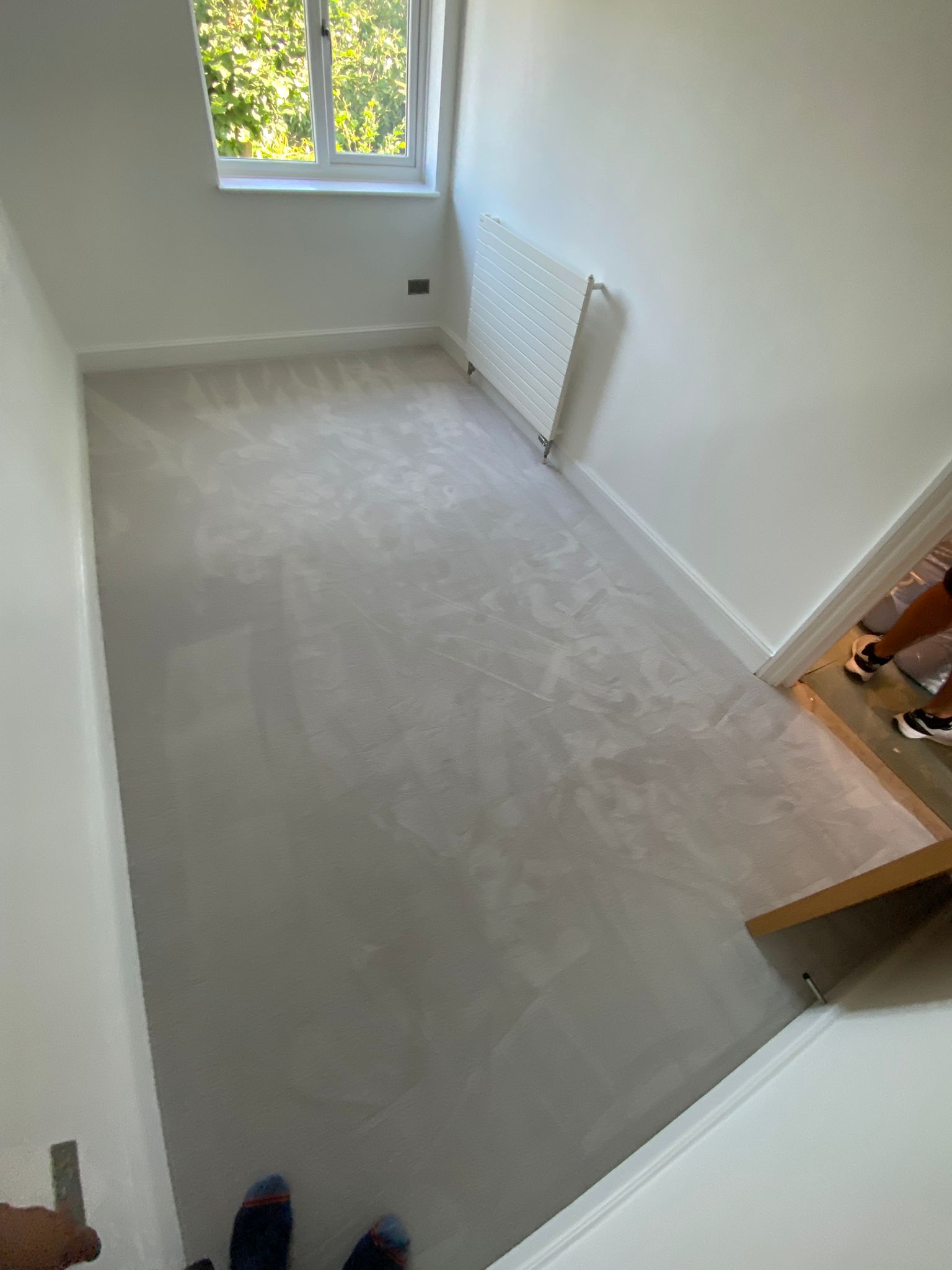 Westex Flooring Silken Velvet Calcite Chic carpet installation_4