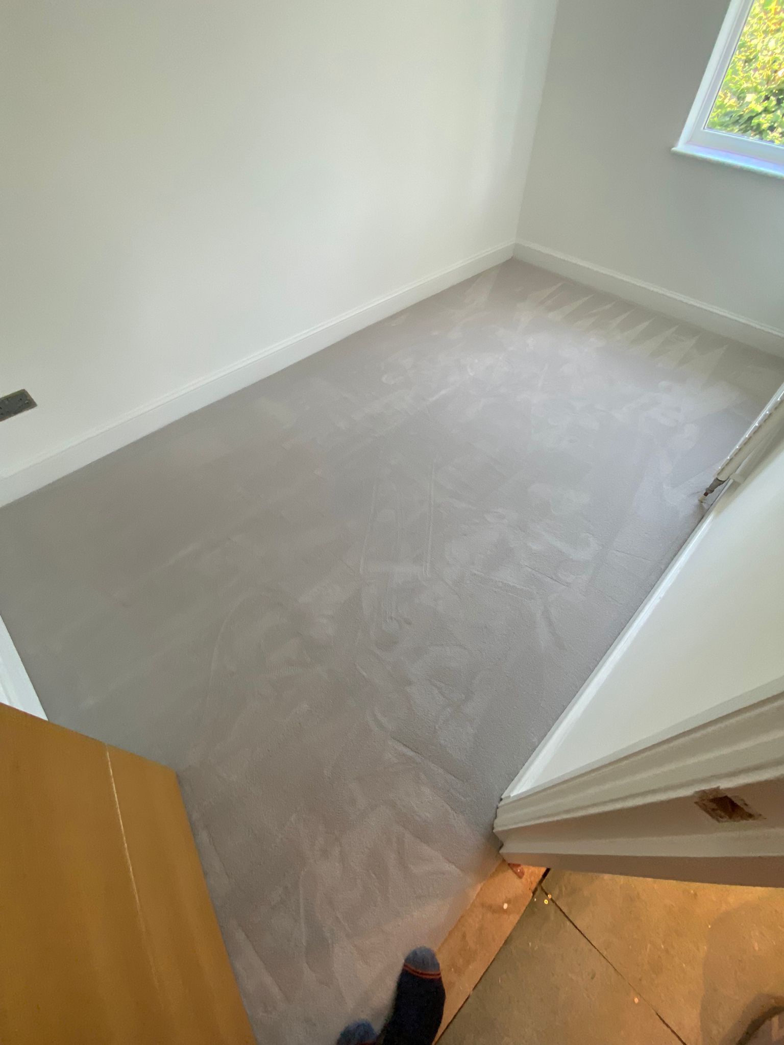 Westex Flooring Silken Velvet Calcite Chic carpet installation_5