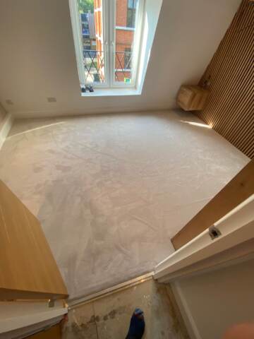 Westex Flooring Silken Velvet Calcite Chic carpet installation_6